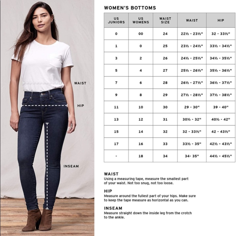New LEVI 721 SKINNY UTILITY ANKLE JEAN Size 29 ⭐️⭐️⭐️⭐️ - Picture 9 of 13